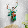 New Fashion Criativo Natal Wapiti Head Wall Hang Decoração